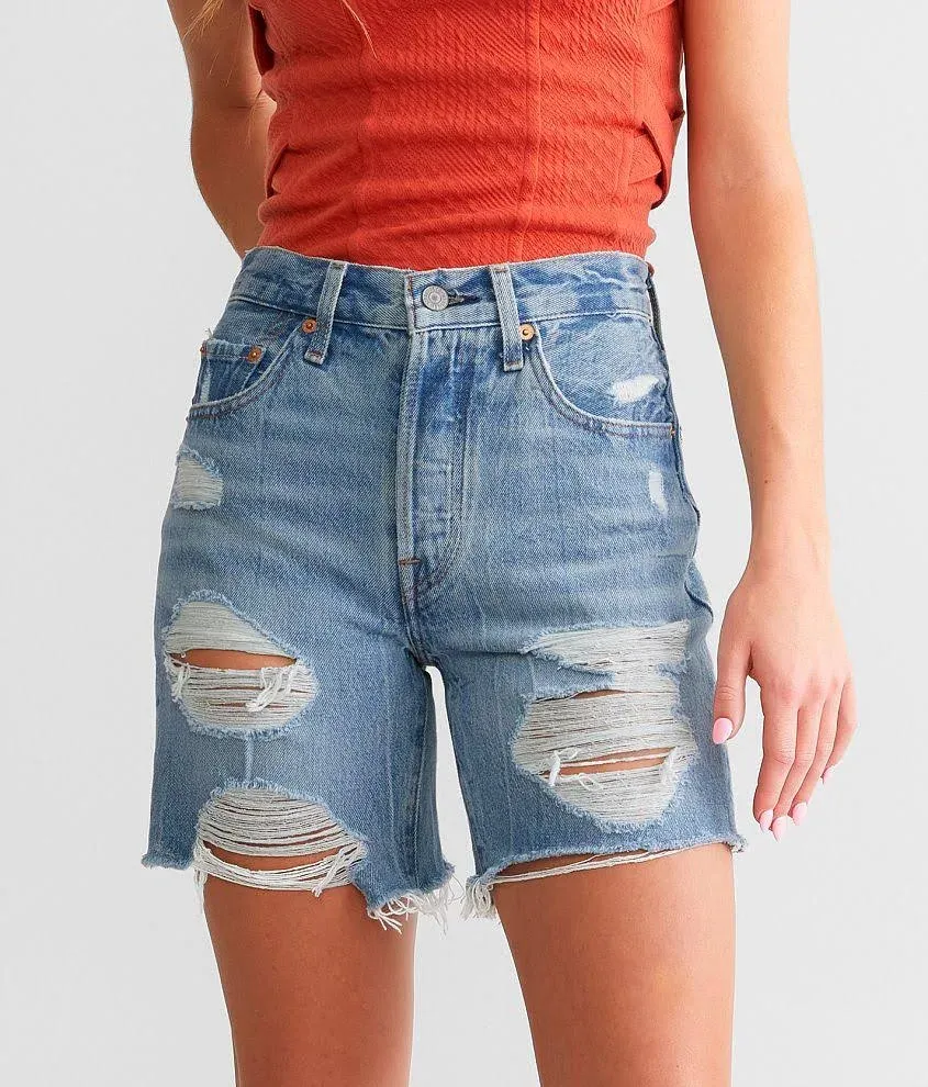 Levi's Women's Premium 501 Mid Thigh Short