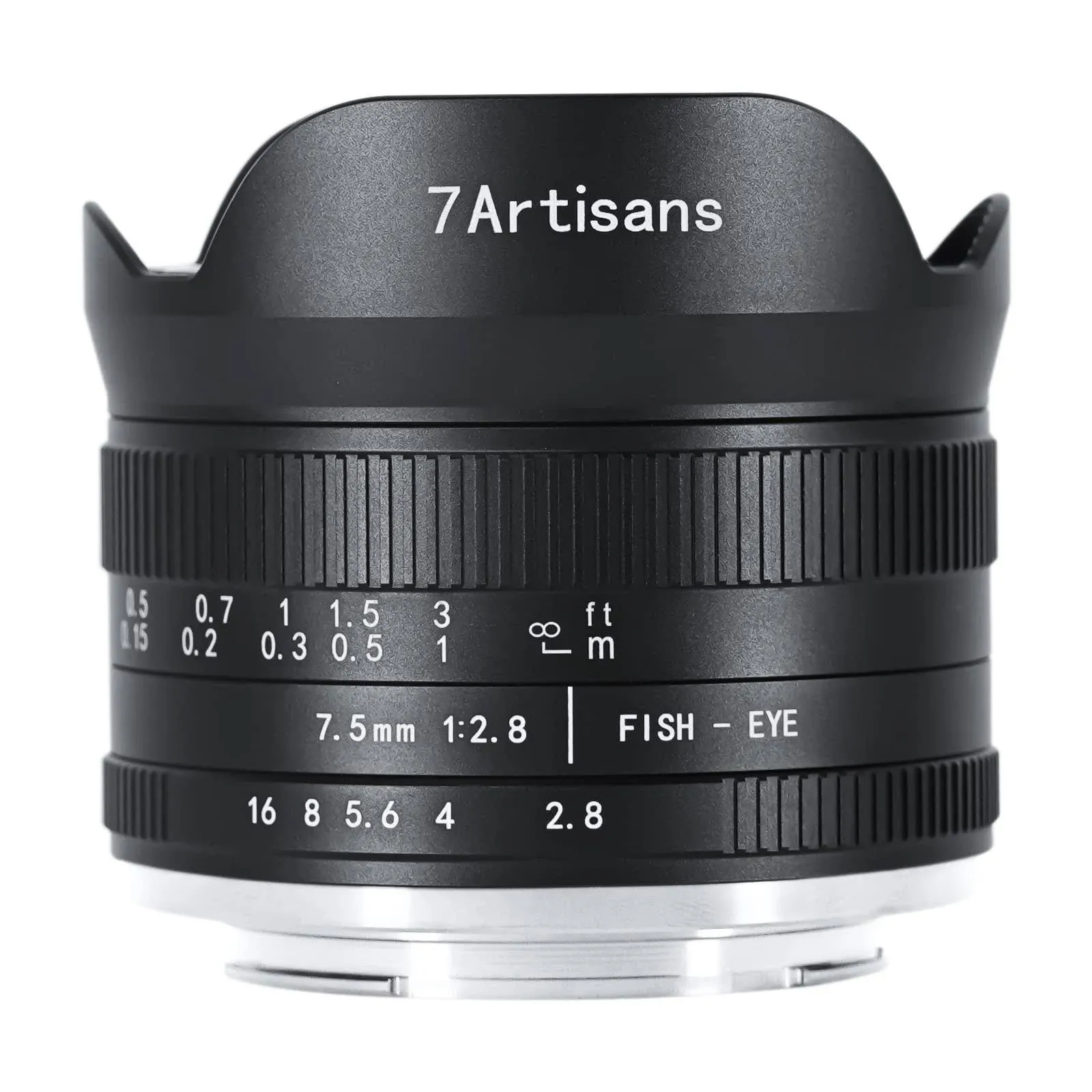 7artisans 7.5mm f2.8 Mark II APS-C Fisheye Wide Angle Manual Fixed Lens Mirrorless Camera