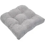 Arlee Non-Skid Anti-Slip Memory Foam Chair Seat Pads Cuishins 2 Count Alloy Gray