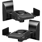 Wali Dual Side Clamping Bookshelf Speaker Wall Mounting Bracket for Large Surrounding Sound Speakers SWM201