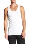 Calvin Klein | 3-Pack Cotton Ribbed Tanks in 100 White at Nordstrom Rack | Realry