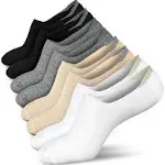 wernies No Show Socks Women Low Socks Non Slip Flat Boat Line 4/8 Pairs