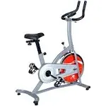 Sunny Health & Fitness Sunny Indoor Cycling Exercise Bike with LCD Monitor, Grey