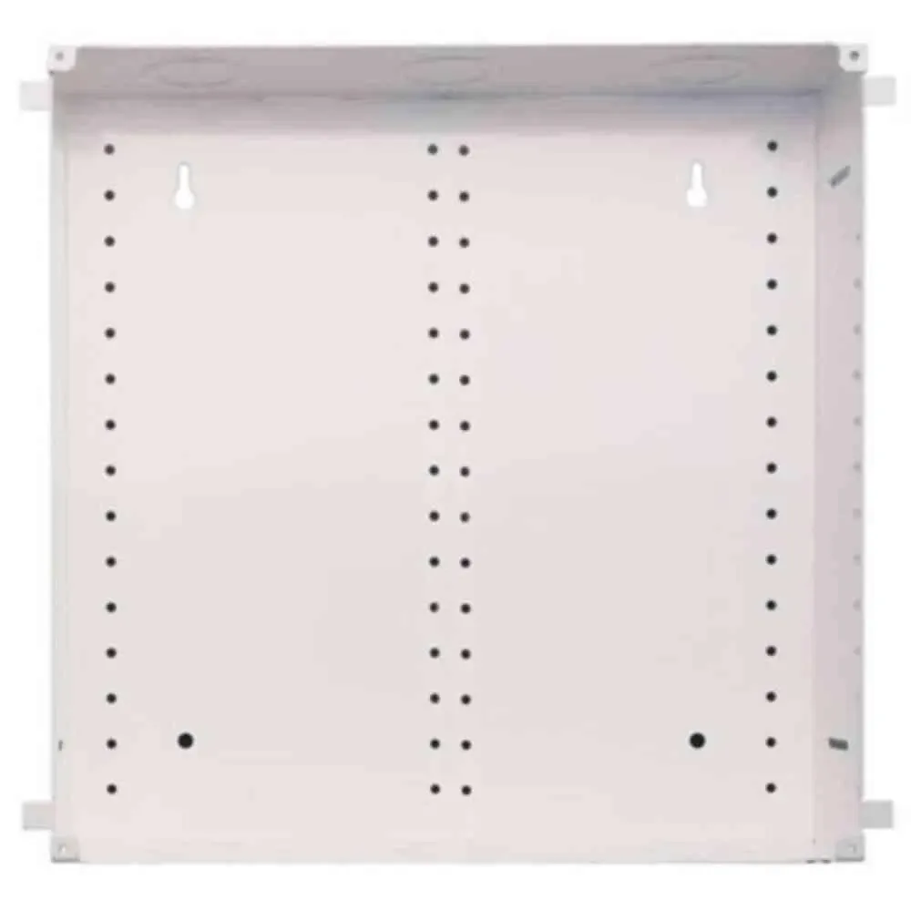 Leviton 14 Inch Structured Media Enclosure And Flush Mount Cover Metal White (47605-140)