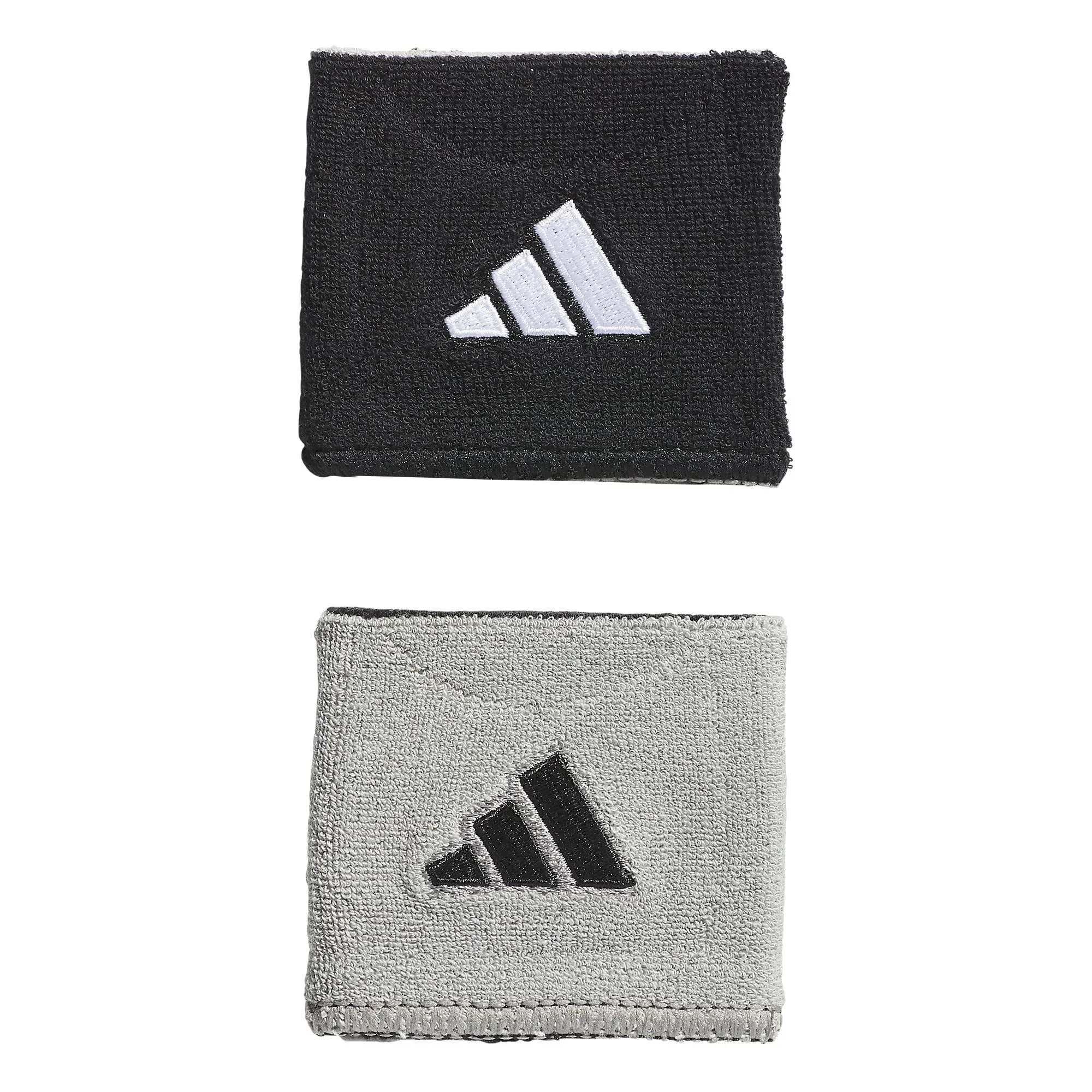 Adidas Interval Small Reversible 2.0 Wristband (Black/Grey)