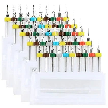 WayinTop 50pcs PCB Drill Bits Set