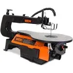 WEN 16-Inch Variable Speed Scroll Saw with Easy-Access Blade Changes and Work Light