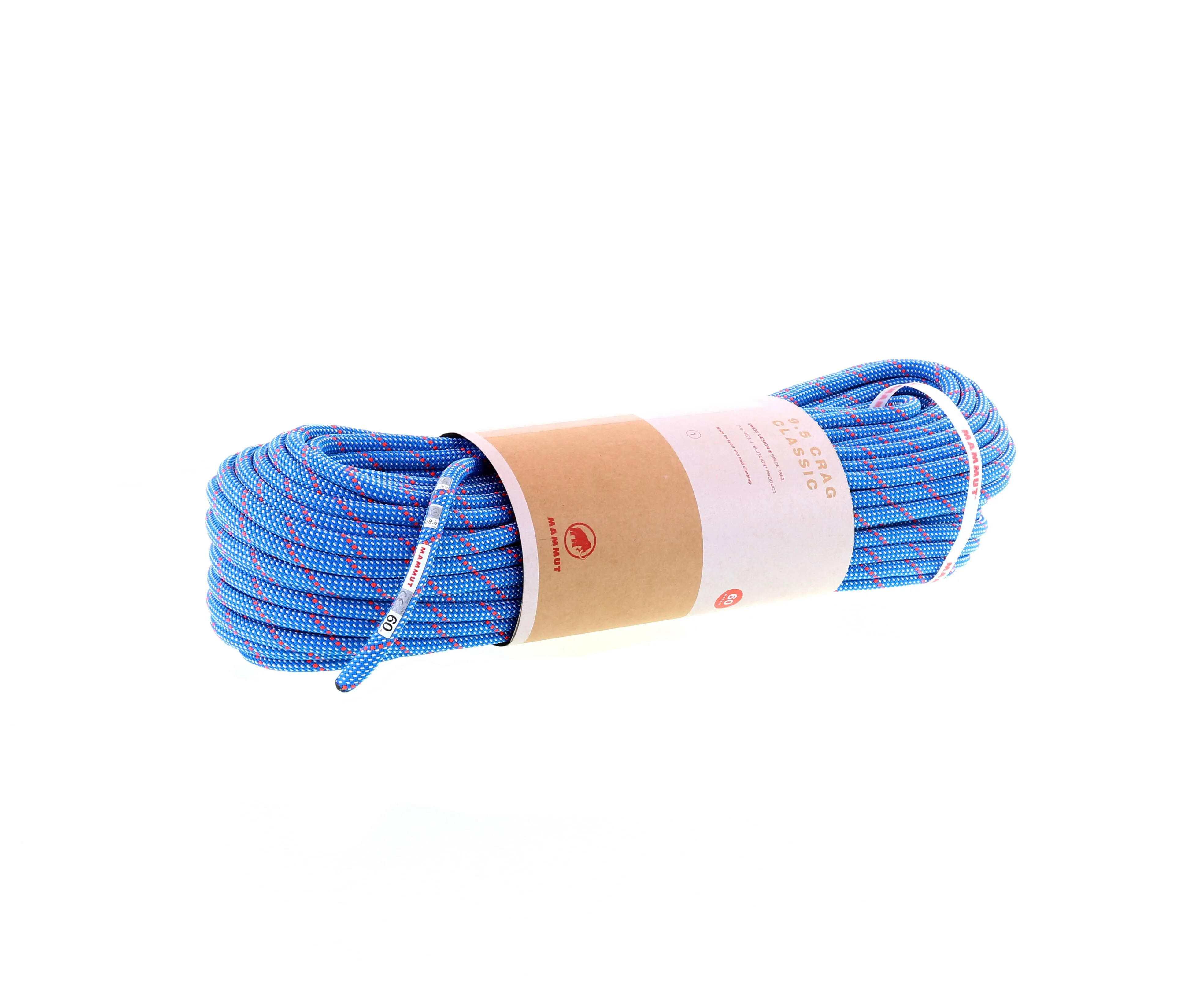 Mammut 9.5 Crag Classic Rope - Blue/White 60m