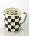 Shop Mackenzie-childs Courtly Check Enamel Measuring Cup