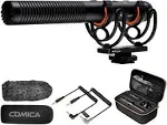 Comica CVM-VM20 Video Microphone Super-Cardioid Directional Shotgun