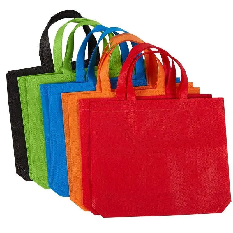 Juvale 10-Pack Non-Woven Fabric Gift Tote Bags