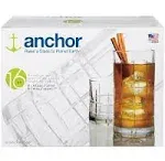 Anchor Hocking 16 Piece Manchester Drinkware Set