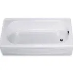 American Standard New Salem 0255.112.020 60 in. Soaking Bathtub, White