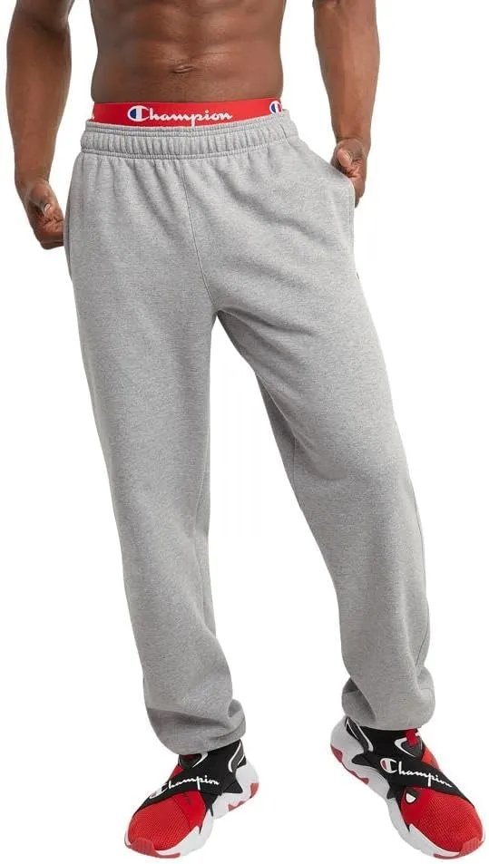 Champion Men's Sweatpants, Powerblend, Relaxed Bottom Pants for Men (Reg. Or Big & Tall)