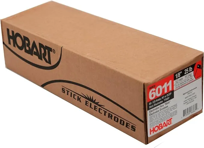 Hobart 770457 6011 Stick, 1/8-25lbsHobart 770457 6011 Stick, 1/8-25lbs