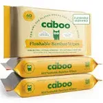 Caboo Bamboo Wipes, Unscented, Hypoallergic, Flushable