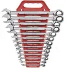 GearWrench 13 Piece Ratcheting Combination SAE Wrench Set