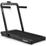 Costway 4.75HP 2 In 1 Folding Treadmill with Remote APP