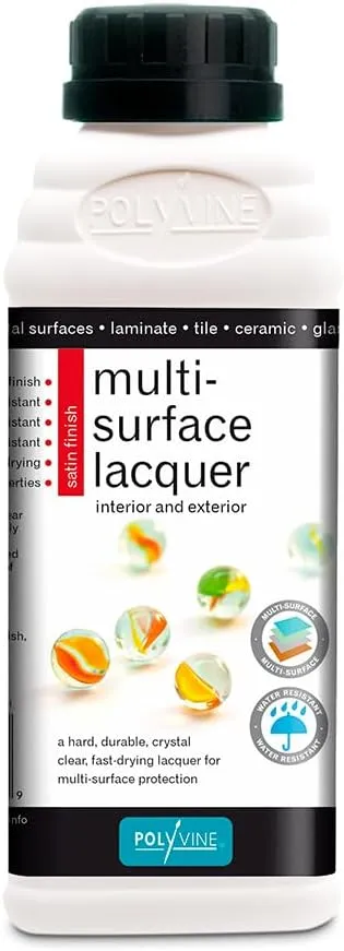 Polyvine Multi-Surface Lacquer Satin Finish 500ml