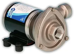 JABSCO Raw Water Pump (3/4&#034; NPT, Low Pressure, and 24 Volt D.C.)