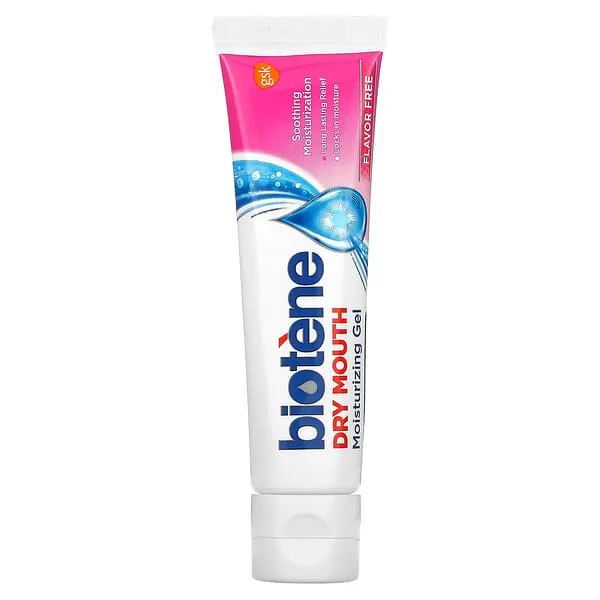 Biotene Oral Balance Moisturizing Gel, Alcohol Free Gel and Dry Mouth Gel, Flavor Free, 1.5 Oz