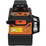 Klein Tools 93CPLG Compact Self-Leveling Laser Level, Bright Green 360-Degree Laser Planes, Rechargeable, Magnetic Mount