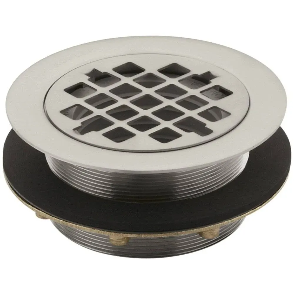 Kohler Round Shower Drain Vibrant Brushed Nickel 9132-BN