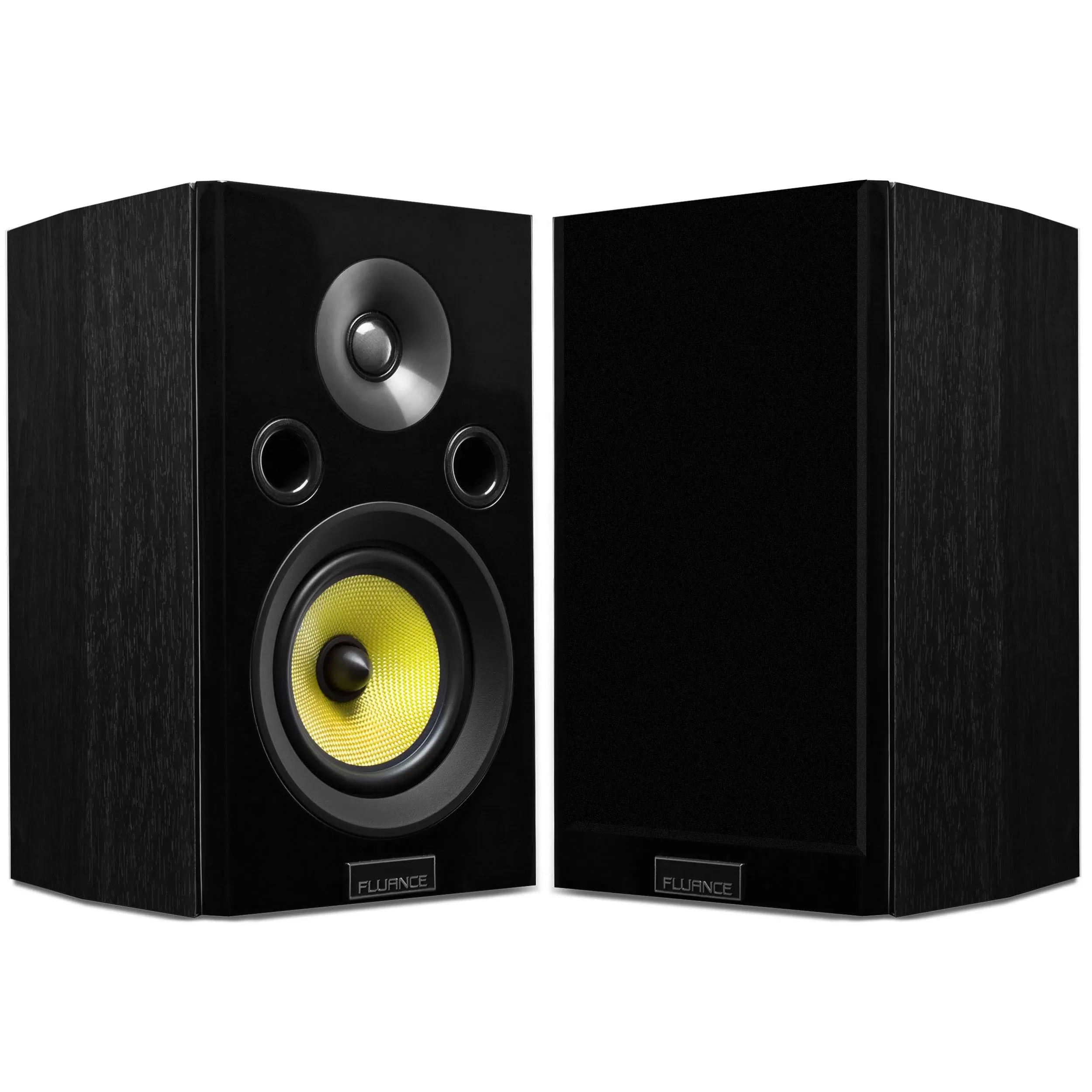 Fluance Signature Series HiFi Two-Way Bookshelf Surround Sound Speakers for Home ...