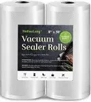 Super Heavy DutyVacuum Sealer Bags for Food，8inx50 Rolls 2 Pack,XinBaoLon<wbr/>g ...