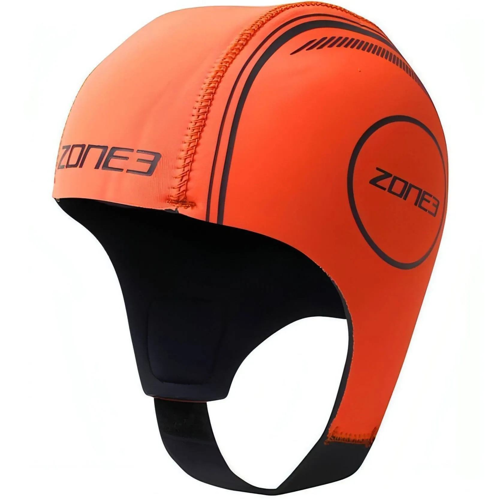 Zone3 Neoprene Swim Cap - Orange