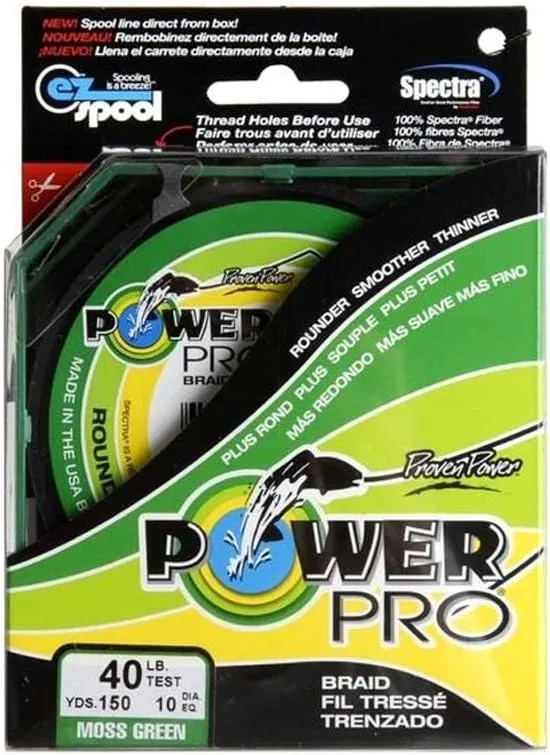 Power Pro Braided Line Moss Green 65 lb. 150 Yards