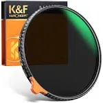 K&F Concept Nano-X Pro Variable ND2-ND400 Filter