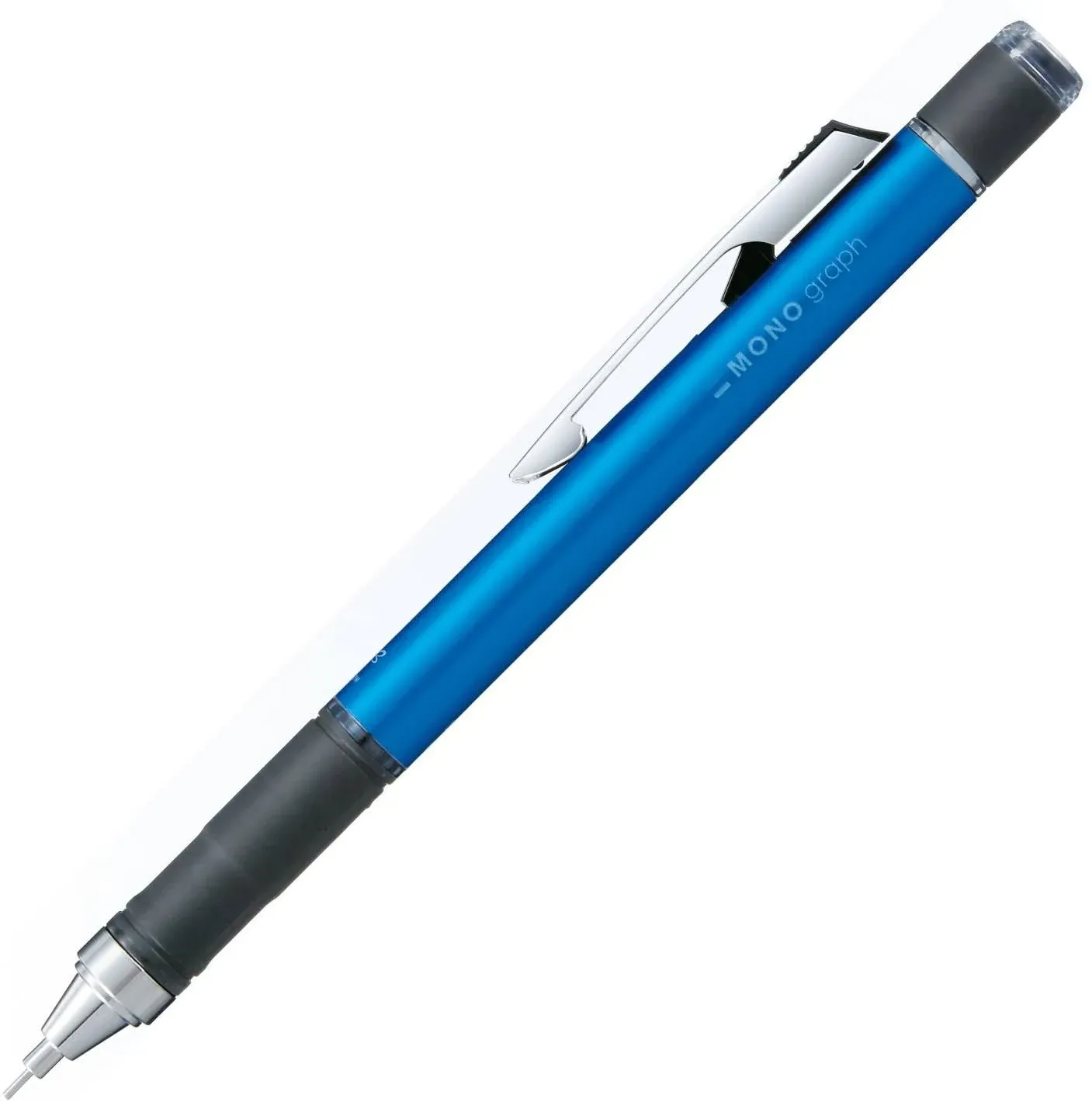 Tombow Pencil sharp pen MONO monograph rubber grip light blue DPA-141B Japan New