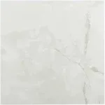 Achim Home Furnishings FTVMA40220 Nexus 12-Inch Vinyl Tile, Marble Classic White with Grey Veins, 20 Count (Pack of 1), White/Grey Vein Marble