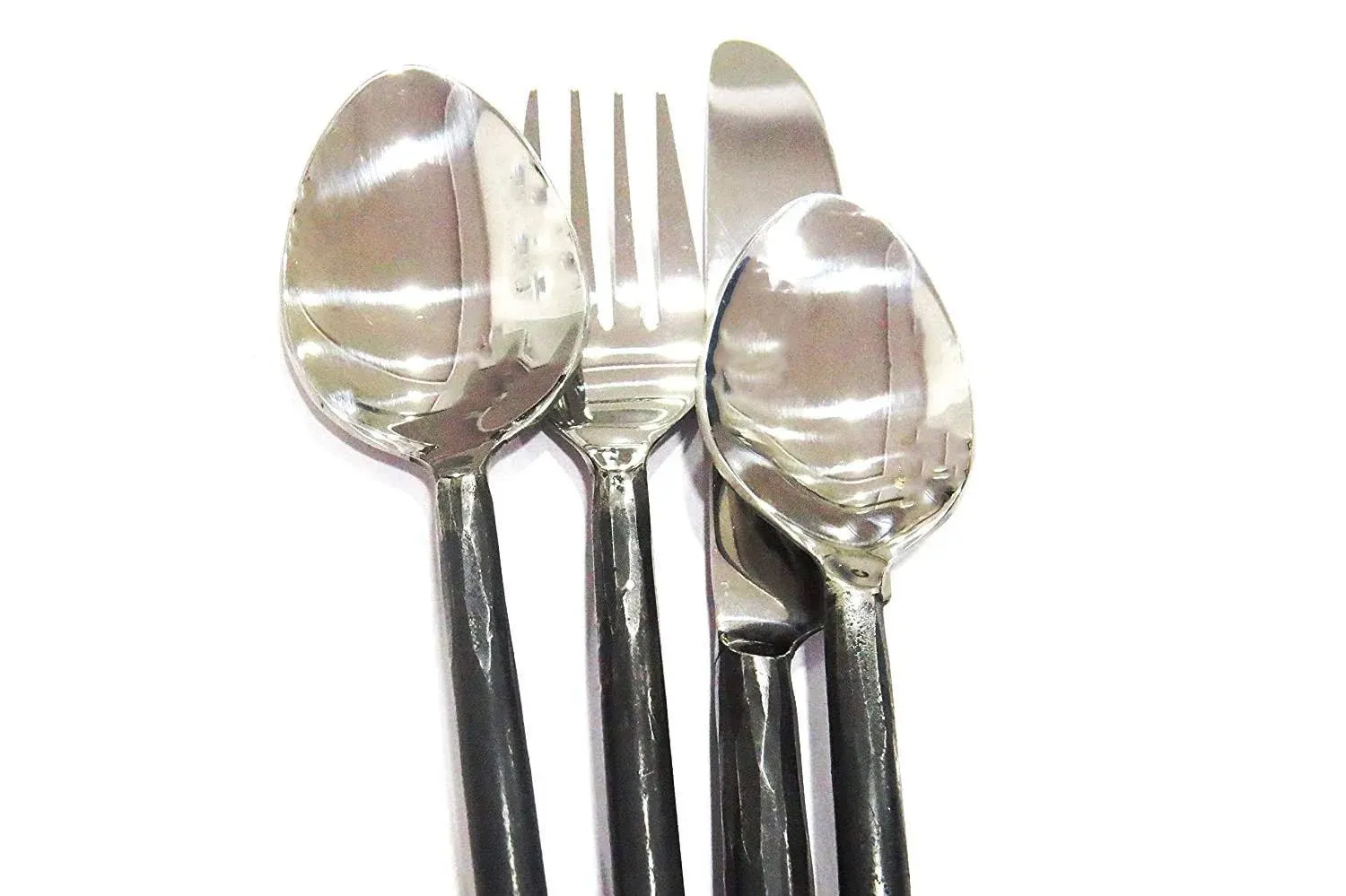 Rustic Flatware Fork Spoon Knife Hand Forged Dinner Set, Viking Cutlery, Medieval Cutlery, Dining Appliances