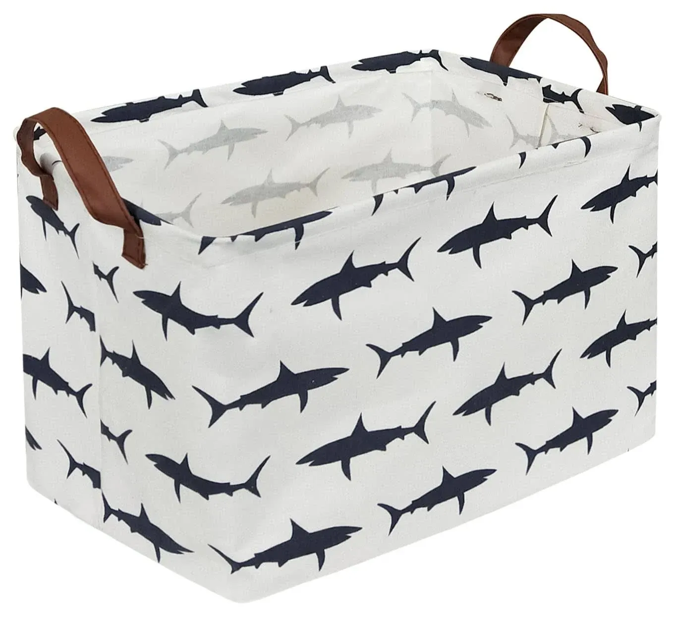 Sanjiaofen Rectangular Shark Easter Basket, Kids Basket,Baby Boy Storage