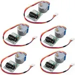 HiLetgo 5pcs Uln2003 28BYJ-48 4-Phase Stepper Motor with 5V Drive Board for