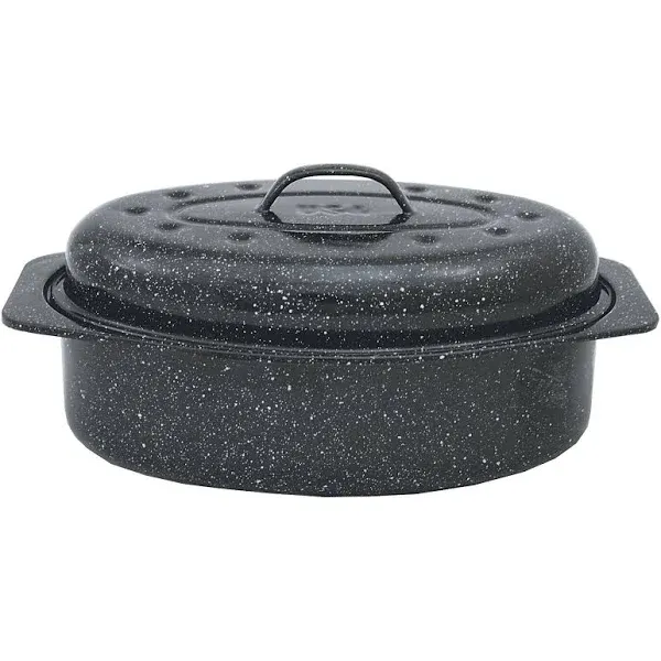 Granite Ware Covered Oval Roaster