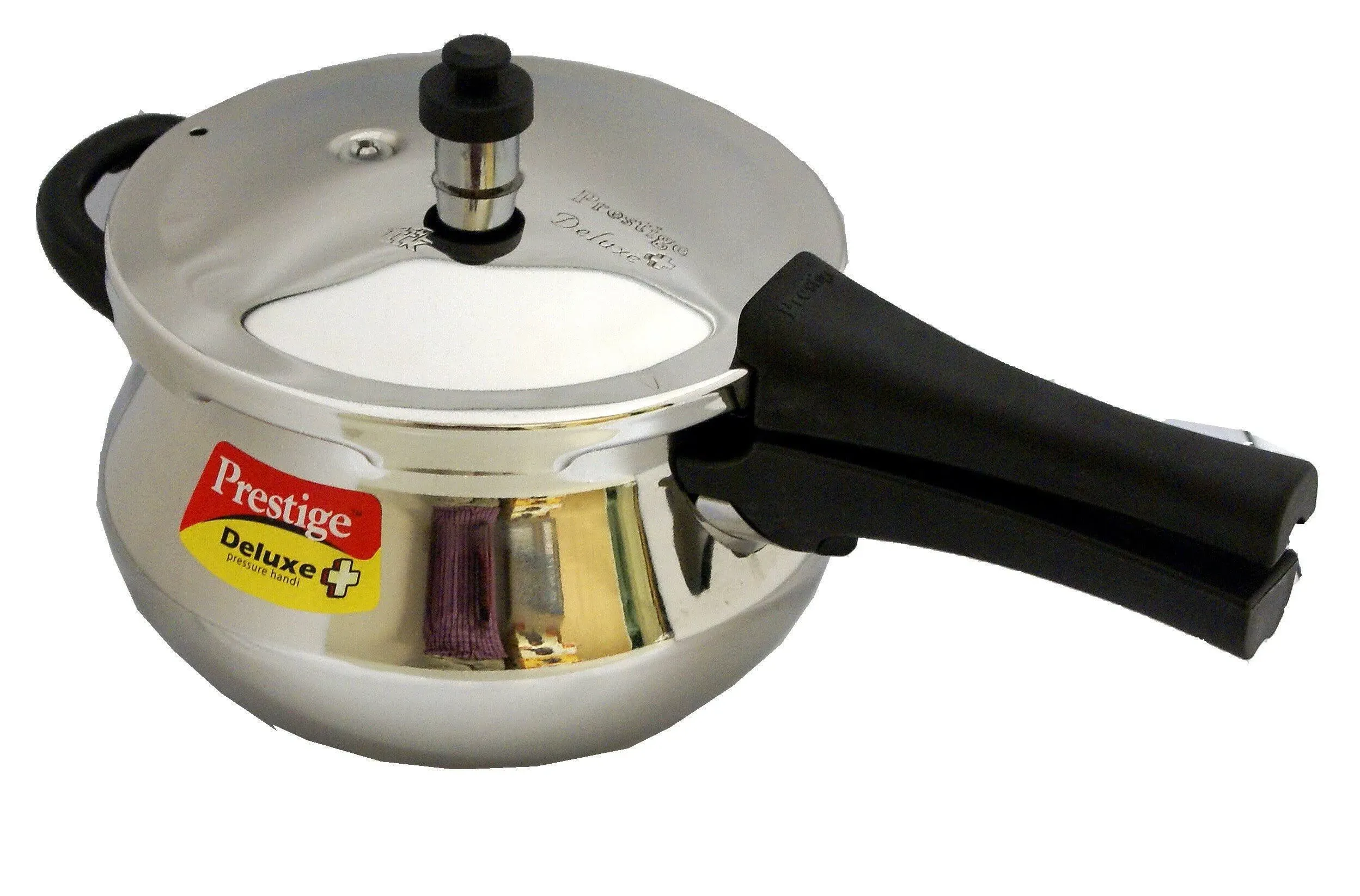 Prestige Deluxe Stainless Steel Mini Handi Pressure Cooker 4.4 -Liter