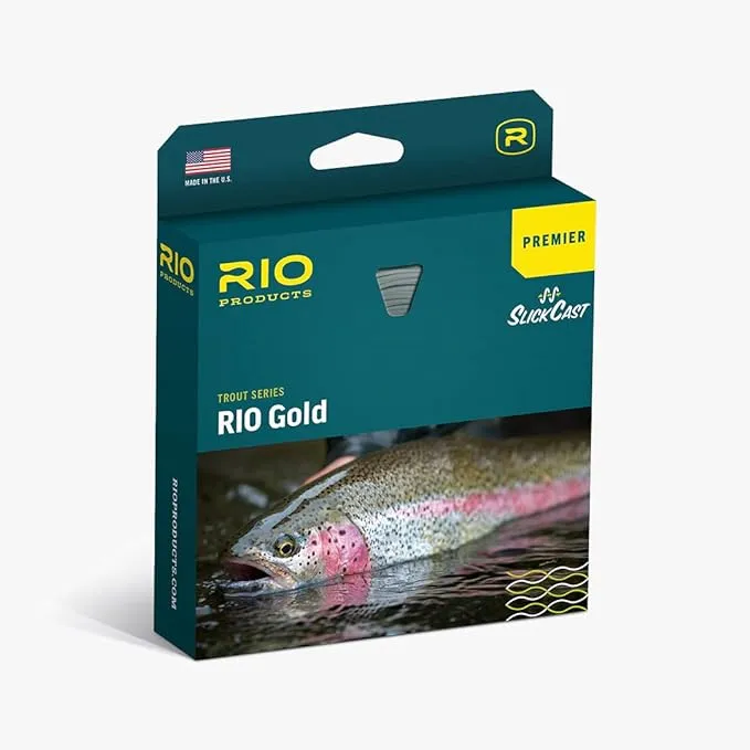 Rio Premier Gold Fly Line, Easy to Cast Flies from Size 2 to 22, Ultimate All-Around Fly Line with Ultra-Slick Performance