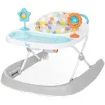 Smart Steps by Baby Trend Dine N Play 3-in-1 Feeding Walker- Hexagon Dots