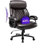 Executive Big and Tall Office Chair 400lbs - Brown