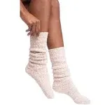 Softies Slouchy Marshmallow Socks Heather Birch / OSFM