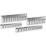 GearWrench - 80314D - 47 Pc. 1/4" Drive 6 Point Standard & Deep SAE/Metric Socket Set