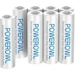 Aaa Rechargeable Batteries, Powerowl Rechargeable Aaa Batteries 1000mah High ...