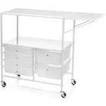 Simply Tidy Essex Rolling Cart, White