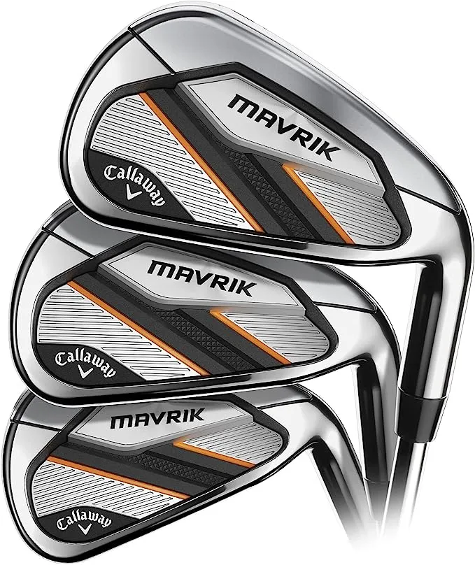 Callaway Mavrik Irons · Left Handed · Steel · Regular · 5-PW,AW