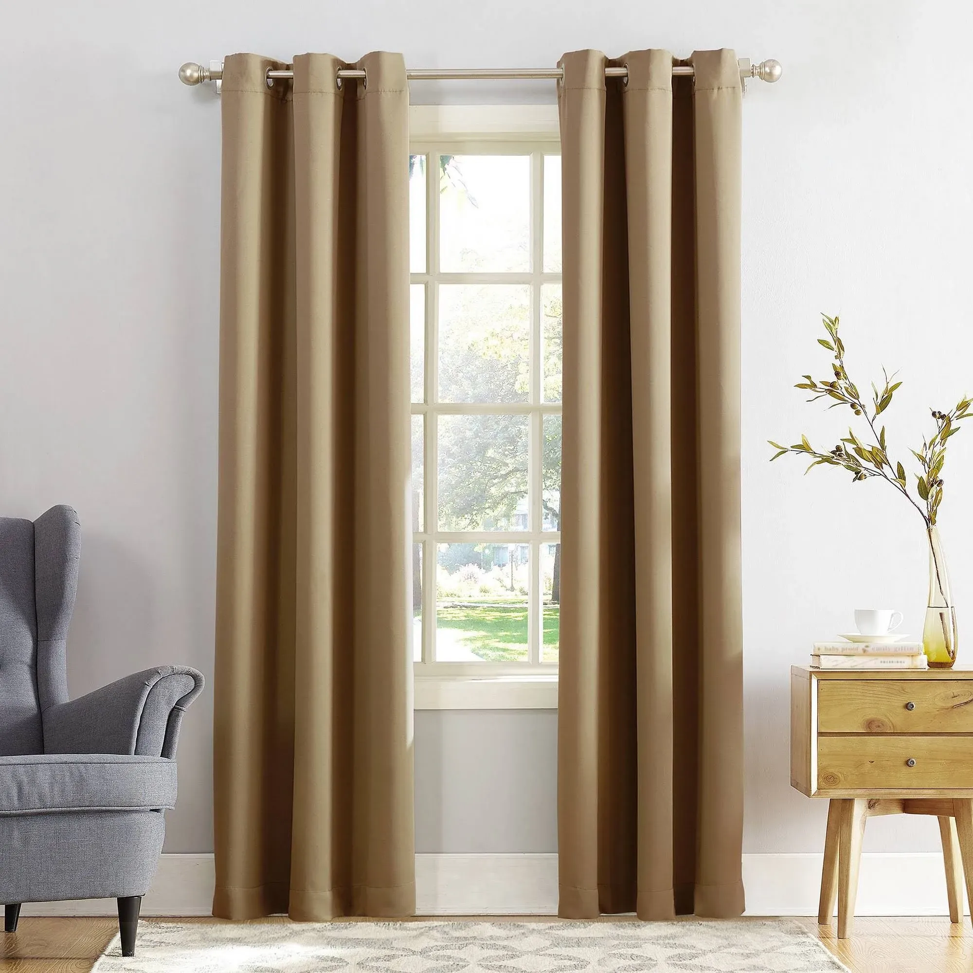 Wayfair Basics Room Darkening Grommet Curtain Panel Wayfair Basics Curtain