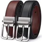 BULLIANT Mens Belt Reversible Belt 1.25" For Mens Casual Golf Dress pants shirts,One Reverse For 2 Sides