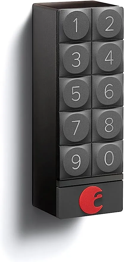 August Home Smart Keypad, Pair with Your August Smart Lock - Grant Guest Access with Unique Keycodes, Dark Gray